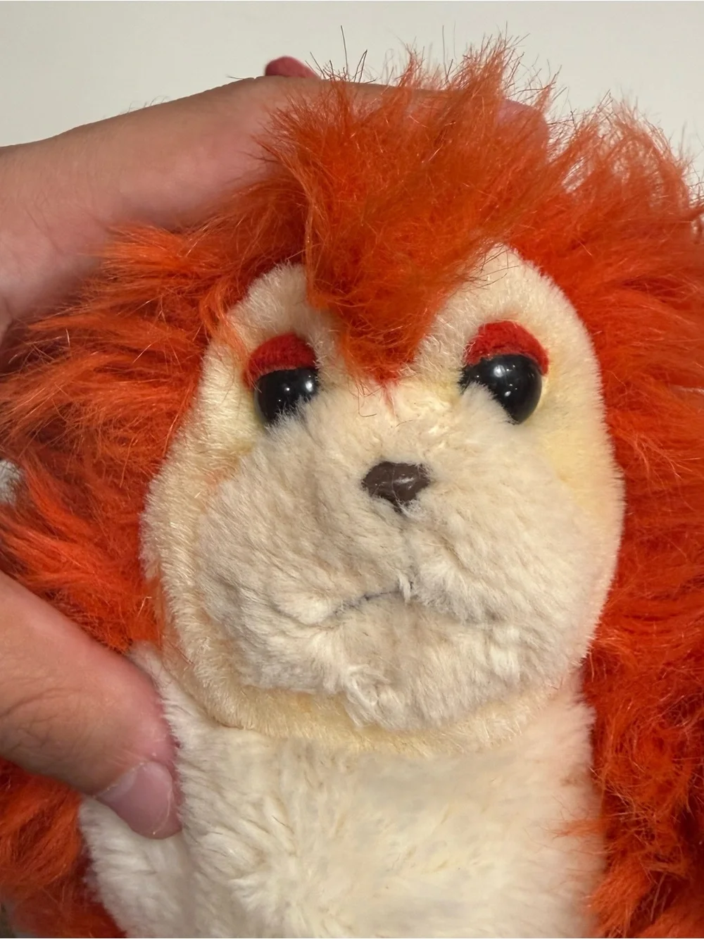 Disneyland Park Rare Orig. Discontinued Captain EO Fuzzy Ball Plushy Monkey 1986